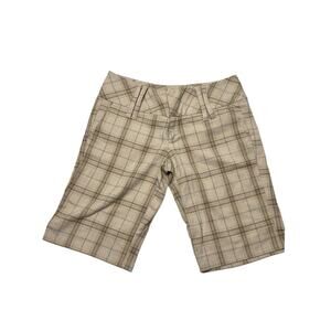 Space Girlz Size 1 Vintage Plaid Low Rise Shorts